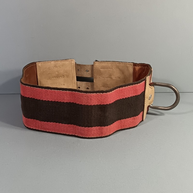 CEINTURE DE FEU OU DE FORCE POUR SAPEURS POMPIERS MODELE ANCIEN A PARTIR DE LA TROISIEME REPUBLIQUE